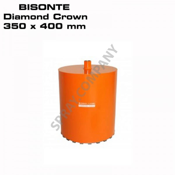 Диамантена корона BISONTE 350 x 400mm 1 ¼” UNC Диамантена корона BISONTE 350 x 400mm 1 ¼” UNC