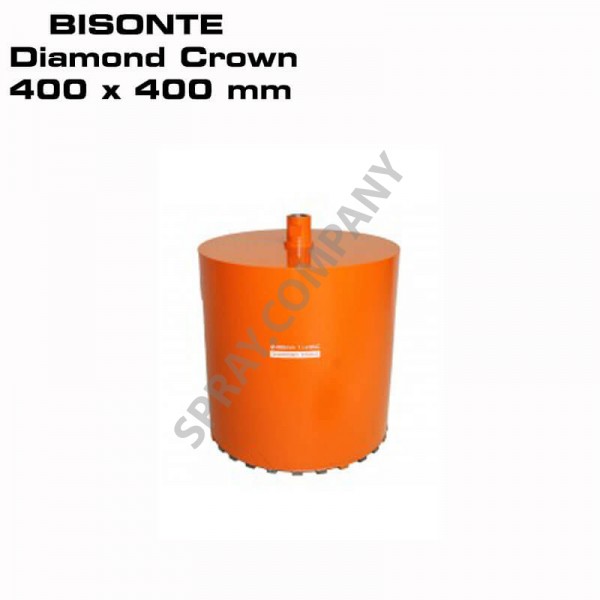 Диамантена корона BISONTE 400 x 400mm 1 ¼” UNC Диамантена корона BISONTE 400 x 400mm 1 ¼” UNC