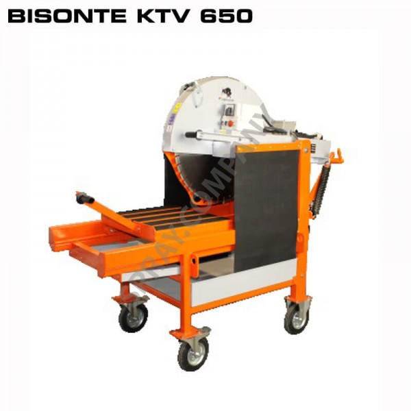 Машина за рязане на тухли и естествен камък BISONTE KTV 650