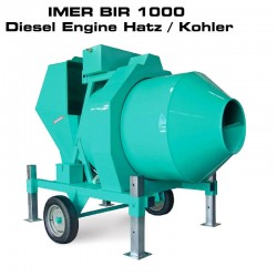 Полуавтоматична бетонобъркачка IMER BIR 1000 Diesel Engine Hatz / Kohler