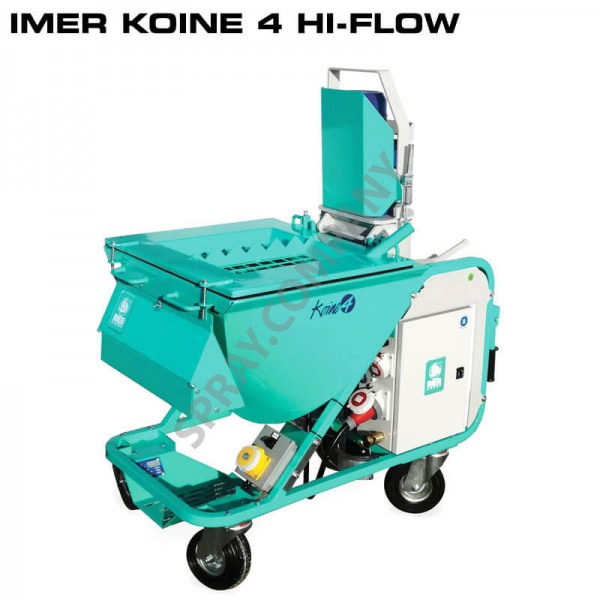 Машина за полагане на мазилка IMER KOINE 4 Hi-Flow Машина за полагане на мазилка IMER KOINE 4 Hi-Flow
