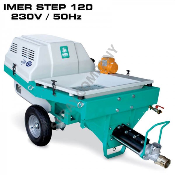 Помпа за полагане на мазилка IMER STEP 120 монофазен мотор Помпа за полагане на мазилка IMER STEP 120 монофазен мотор