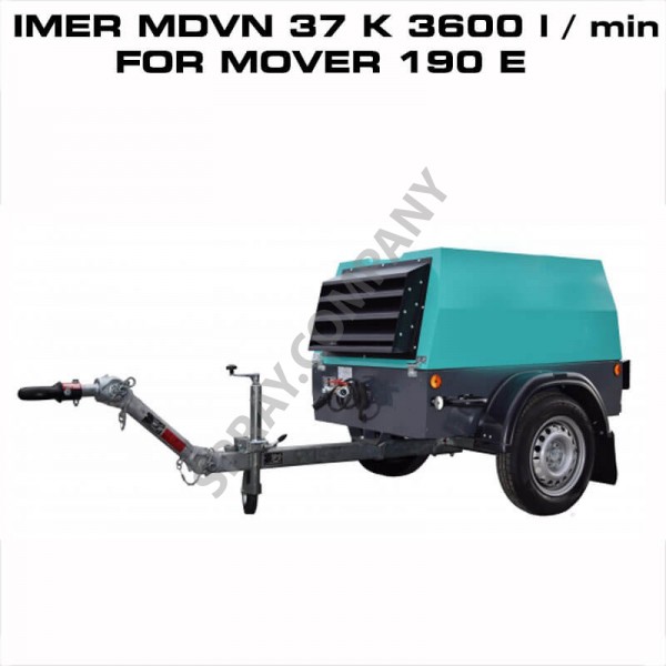 Въздушен компресор IMER MDVN 37 K 3600 l/min for Mover 190 E Въздушен компресор IMER MDVN 37 K 3600 l/min for Mover 190 E
