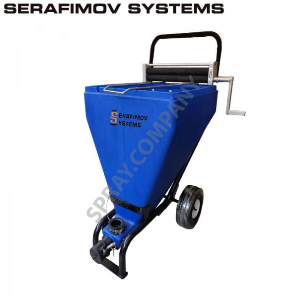 Serafimov Systems Бункер за шпакловка с ролки за торби 501110L Serafimov Systems Бункер за шпакловка с ролки за торби 501110L