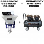 Комплект машина Serafimov Systems PS-500 с компресор Serafimov Systems RS500 Комплект машина Serafimov Systems PS-500 с компресор Serafimov Systems RS500