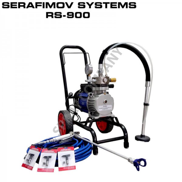 Машина за безвъздушно боядисване Serafimov Systems RS-900 - 3T Машина за безвъздушно боядисване Serafimov Systems RS-900 - 3T