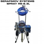 Машина за шпакловане и боядисване SERAFIMOV SYSTEMS SPRAY RS-6.3L Машина за шпакловане и боядисване SERAFIMOV SYSTEMS SPRAY RS-6.3L