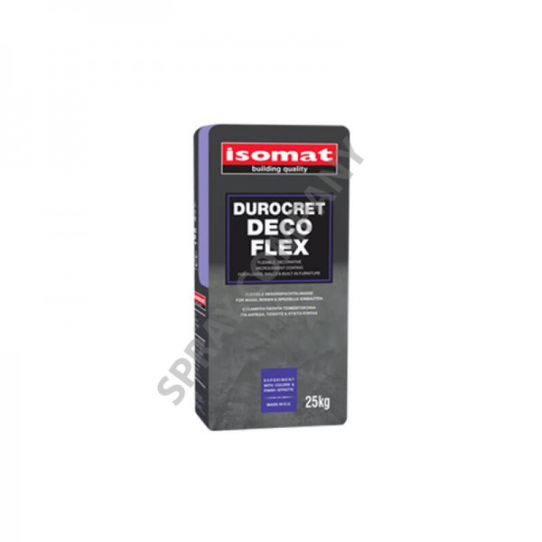 Микроцимент ISOMAT DUROCRET-DECO FLEX 25 кг Микроцимент ISOMAT DUROCRET-DECO FLEX 25 кг