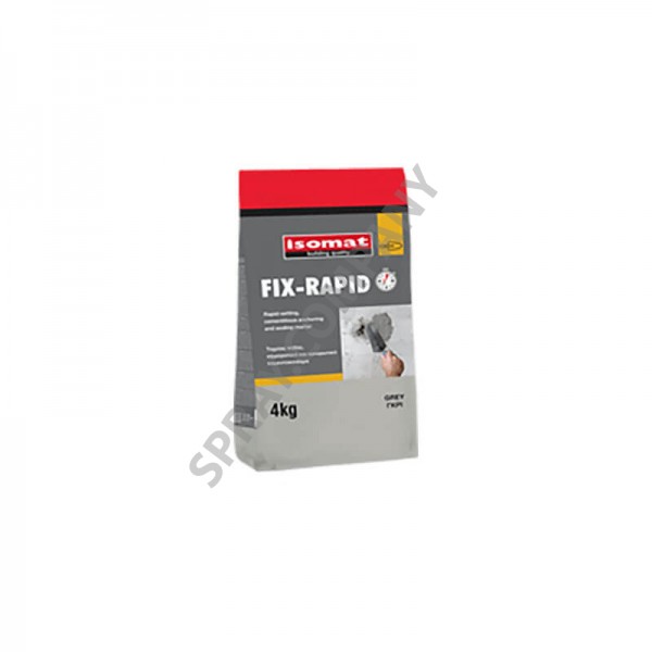 ISOMAT Бързостягащ цимент FIX-RAPID 4kg ISOMAT Бързостягащ цимент FIX-RAPID 4kg