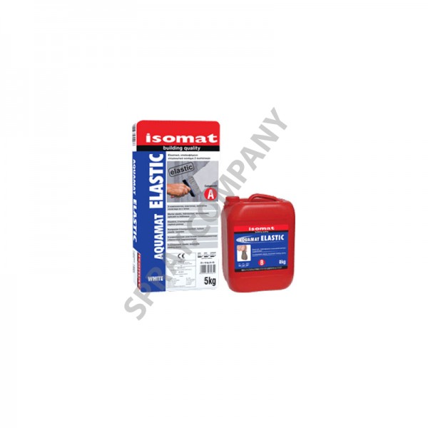 ISOMAT Хидроизолация AQUAMAT-ELASTIC White 18kg ISOMAT Хидроизолация AQUAMAT-ELASTIC White 18kg