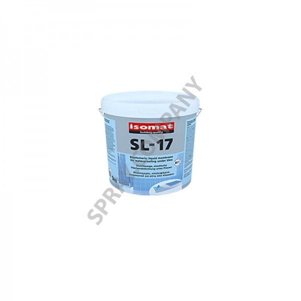 Еластична хидроизолация ISOMAT SL 17 - Сив 5 kg Еластична хидроизолация ISOMAT SL 17 - Сив 5 kg