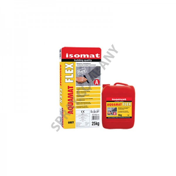 ISOMAT Хидроизолация AQUAMAT-FLEX Grey 18kg ISOMAT Хидроизолация AQUAMAT-FLEX Grey 18kg