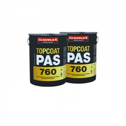 ISOMAT Двукомпонентно полиаспартаново защитно подово покритие TOPCOAT-PAS 760 7 кг RAL7040 