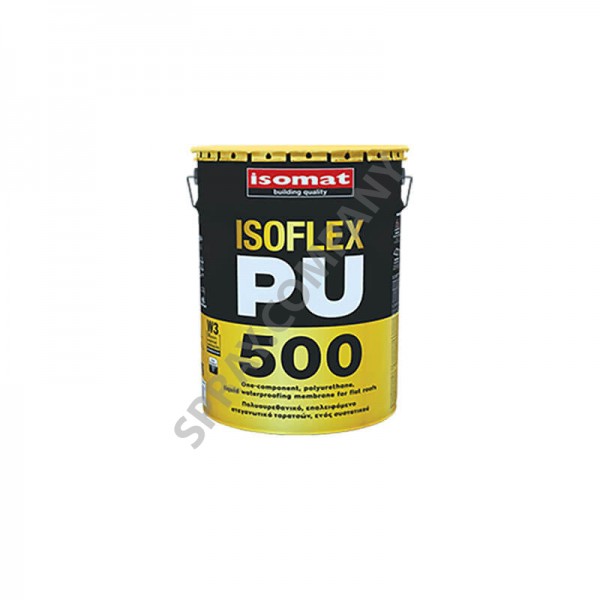 ISOMAT Еднокомпонентна хидроизолационна мембрана ISOFLEX-PU 500 Grey 25kg ISOMAT Еднокомпонентна хидроизолационна мембрана ISOFLEX-PU 500 Grey 25kg