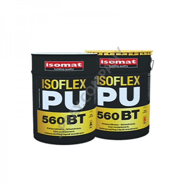 ISOMAT Двукомпонентна течна хидроизолационна мембрана ISOFLEX-PU 560 BT 10l