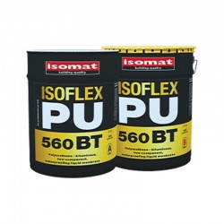 ISOMAT Двукомпонентна течна хидроизолационна мембрана ISOFLEX-PU 560 BT 40l