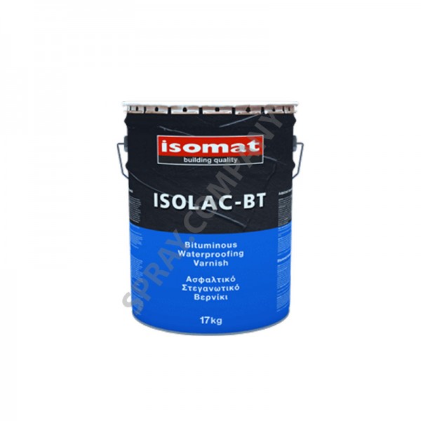 ISOMAT Битумен хидроизолационен лак ISOLAC-BT 17 кг