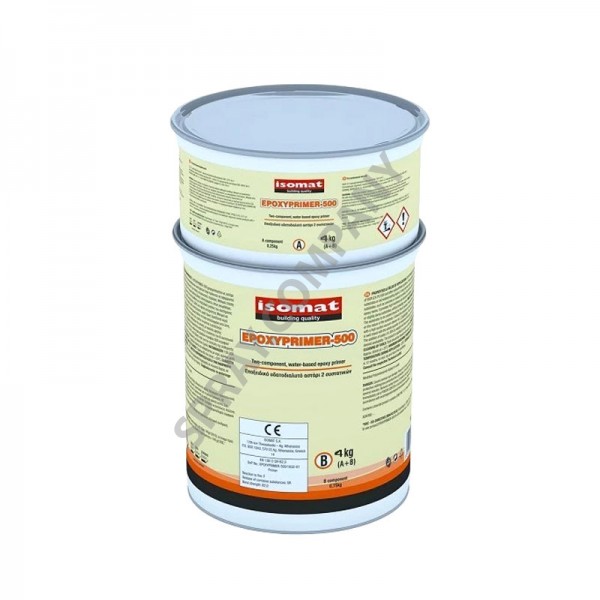 ISOMAT Двукомпонентен епоксиден грунд на водна основа EPOXYPRIMER 500 4 кг ISOMAT Двукомпонентен епоксиден грунд на водна основа EPOXYPRIMER 500 4 кг