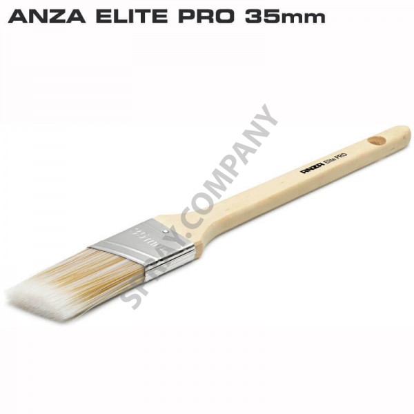 Четка за отсичане с дървена дръжка ANZA ELITE PRO 35 mm 