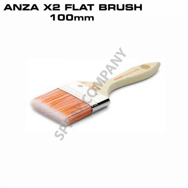 Права / плоска / четка ANZA 100 mm X2 - индустриална AN100507 Права / плоска / четка ANZA 100 mm X2 - индустриална AN100507