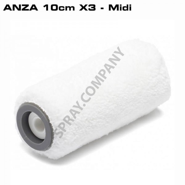 Валяк ANZA 10 cm X3 - индустриален Midi AN400506 Валяк ANZA 10 cm X3 - индустриален Midi AN400506