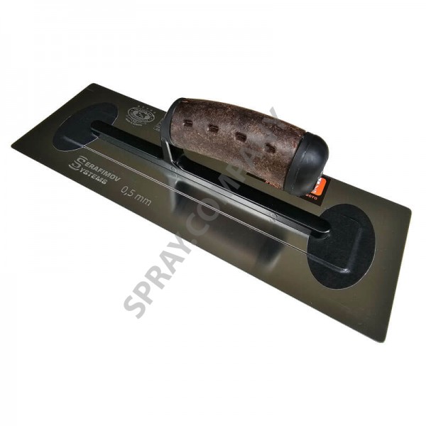 FLEX Маламашка Silver неръждаема стомана 356 х 120 х 0.5 mm дръжка кожа винтидж FLEX Маламашка Silver неръждаема стомана 356 х 120 х 0.5 mm дръжка кожа винтидж