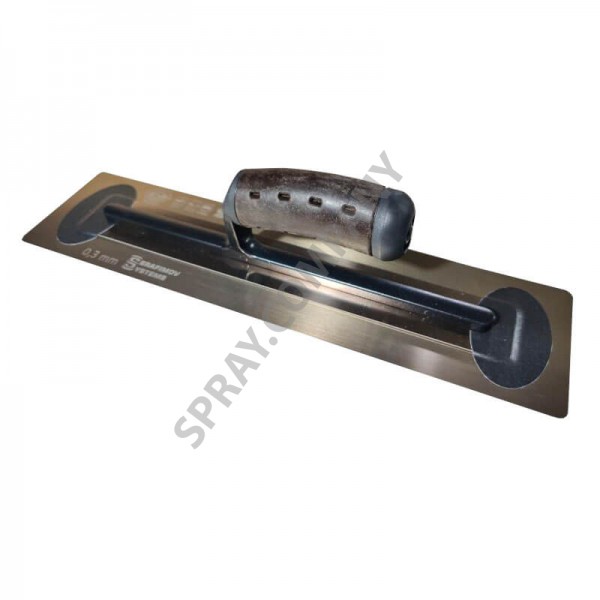 Ultra Flex II златна маламашка Serafimov Systems 406mm x 0.3mm с дръжка кожа винтидж Ultra Flex II златна маламашка Serafimov Systems 406mm x 0.3mm с дръжка кожа винтидж
