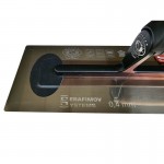 ULTRA FLEX Маламашка Gold неръждаема стомана 356 x 120 x 0.4 mm дръжка кожа винтидж ULTRA FLEX Маламашка Gold неръждаема стомана 356 x 120 x 0.4 mm дръжка кожа винтидж