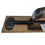 ULTRA FLEX Маламашка Gold неръждаема стомана 305 x 100 x 0.4 mm дръжка кожа винтидж ULTRA FLEX Маламашка Gold неръждаема стомана 305 x 100 x 0.4 mm дръжка кожа винтидж