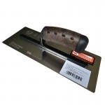 ULTRA FLEX Маламашка Silver извита неръждаема стомана 305 x 120 x 0.4 mm дръжка кожа винтидж