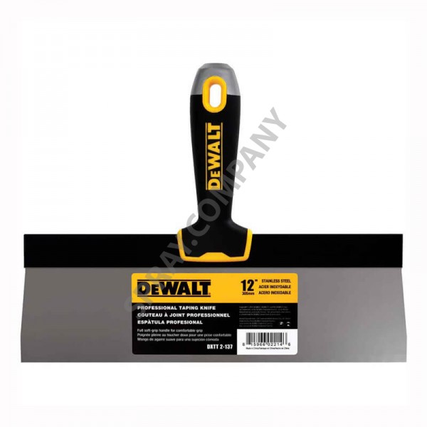Шпакла за гипсокартон DeWALT с мека дръжка 12 '' / 305 mm 2-137 Шпакла за гипсокартон DeWALT с мека дръжка 12 '' / 305 mm 2-137