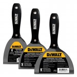 Комплект DeWALT 3 шпакли с пластмасови дръжки 3-170 Комплект DeWALT 3 шпакли с пластмасови дръжки 3-170
