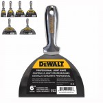 Комплект DeWALT 6 шпакли със заварена дръжка 3-650