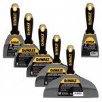 Комплект DeWALT 6 шпакли с гумирани дръжки 3-139