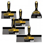 Комплект DeWALT 5 шпакли за гипсокартон с гумирани дръжки 3-171 Комплект DeWALT 5 шпакли за гипсокартон с гумирани дръжки 3-171