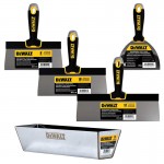 Комплект DeWALT шпакли за гипсокартон с гумирани дръжки и ваничка 3-174 Комплект DeWALT шпакли за гипсокартон с гумирани дръжки и ваничка 3-174