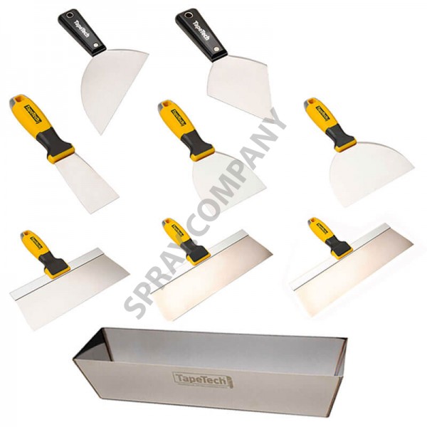 TapeTech Комплект 8 шпакли и ваничка 14 '' / 356 mm TapeTech Комплект 8 шпакли и ваничка 14 '' / 356 mm