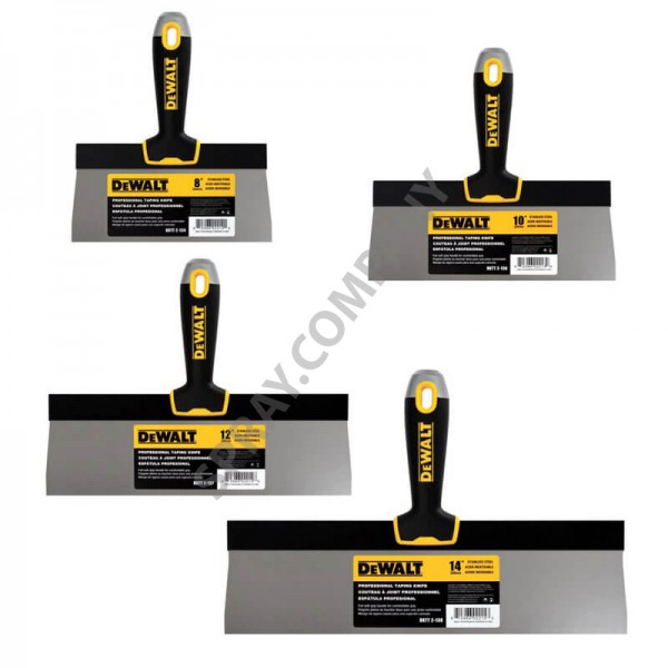 Комплект DeWALT 4 шпакли за гипсокартон с гумирани дръжки 3-134