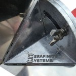 Serafimov Systems Шпакла за вътрешни ъгли 90–180° – регулируема, от неръждаема стомана с 3K дръжка