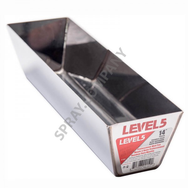 Ваничка LEVEL 5 от неръждаема стомана 14 '' / 356 mm 5-334 Ваничка LEVEL 5 от неръждаема стомана 14 '' / 356 mm 5-334