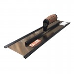 Маламашка SERAFIMOV SYSTEMS златна с кожена дръжка 420 mm 127742-MHL