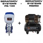 Комплект машина Serafimov Systems PS-100 с компресор Serafimov Systems RS250