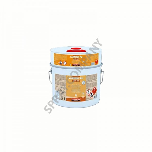 ISOMAT Противоплъзгащ двукомпонентен полиуретанов лак VARNISH-PU ANTI-SLIP 1 kg ISOMAT Противоплъзгащ двукомпонентен полиуретанов лак VARNISH-PU ANTI-SLIP 1 kg