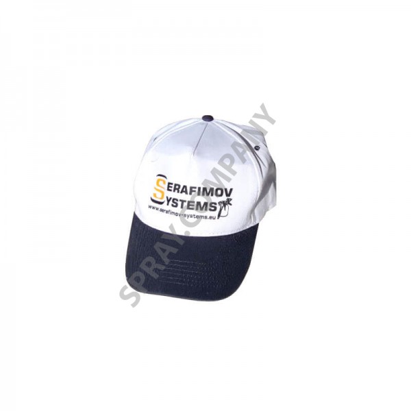 Черно-бяла шапка Serafimov Systems SS-HAT Черно-бяла шапка Serafimov Systems SS-HAT